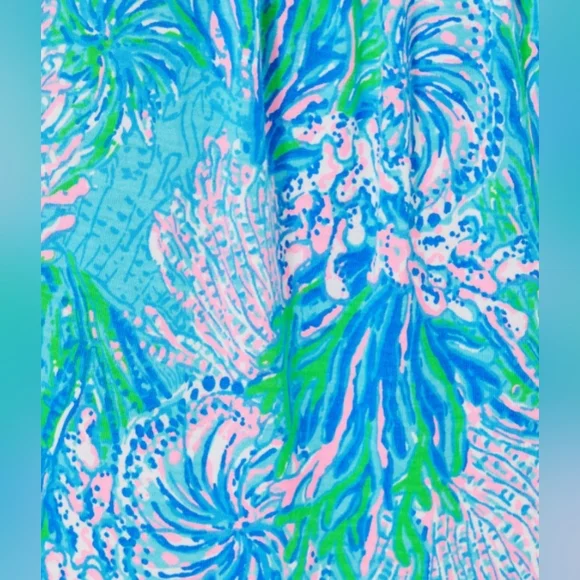 Lilly Pulitzer NWT Malone Maxi Dress Las Olas Aqua Strong Current Sea - Picture 4 of 5